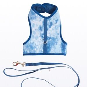 NWT cat harness Lead Set Tie Dye OS